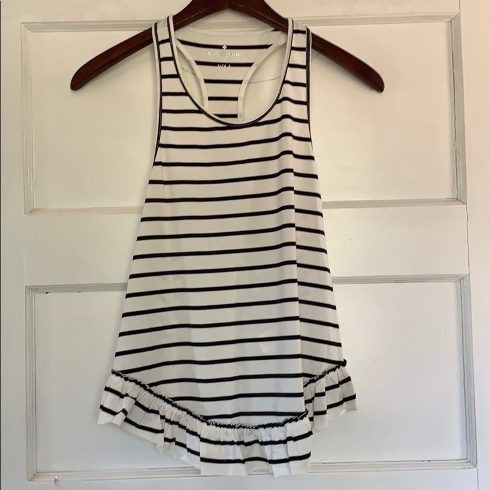 Kate Spade Take a Leap Ruffle Tank